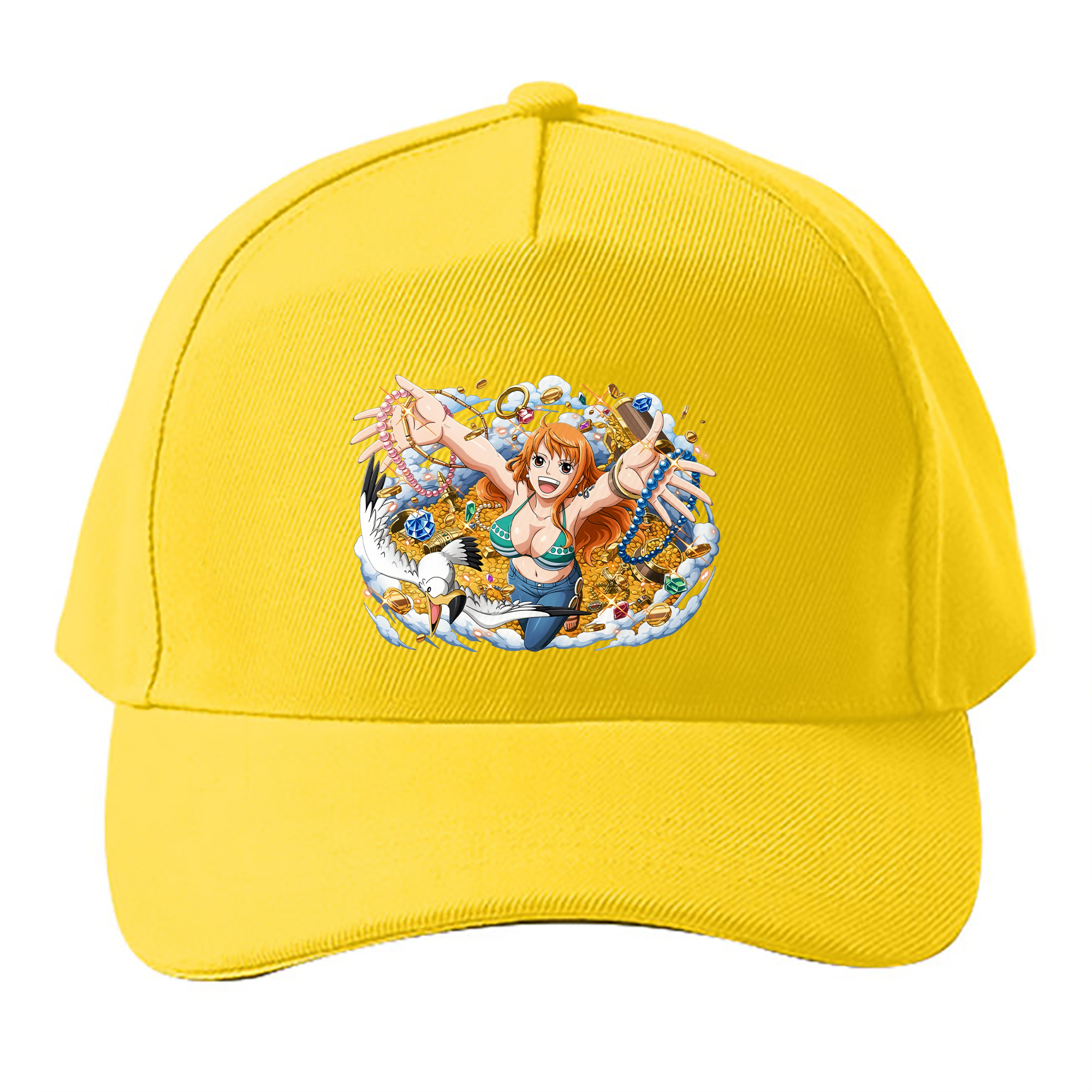 （画像用） ワンピース ナミ ONE PIECE Nami ベースボールキャップ 綿100％ 男女兼用 帽子 スポーツ